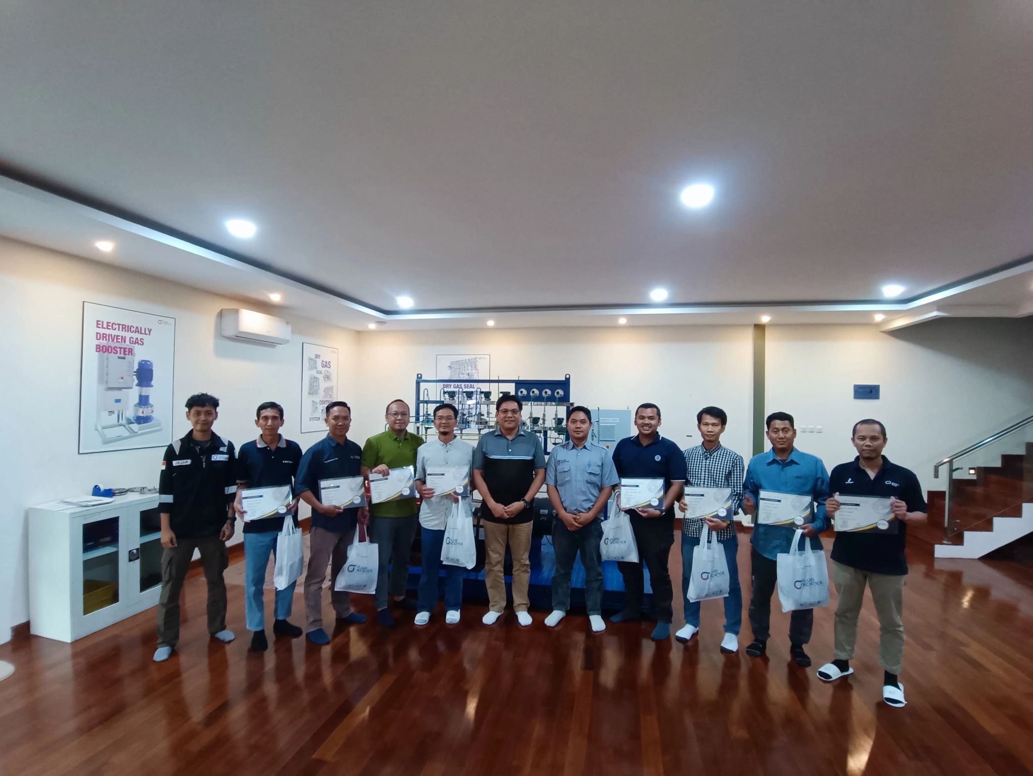 The 4th Dry Gas Seal (DGS) Training was held successfully at FSD Indonesia