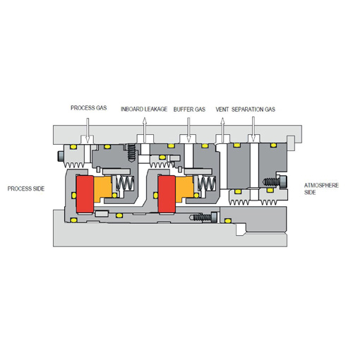 NGT - Tandem Dry Gas Seal with Prepositive Labyrinth